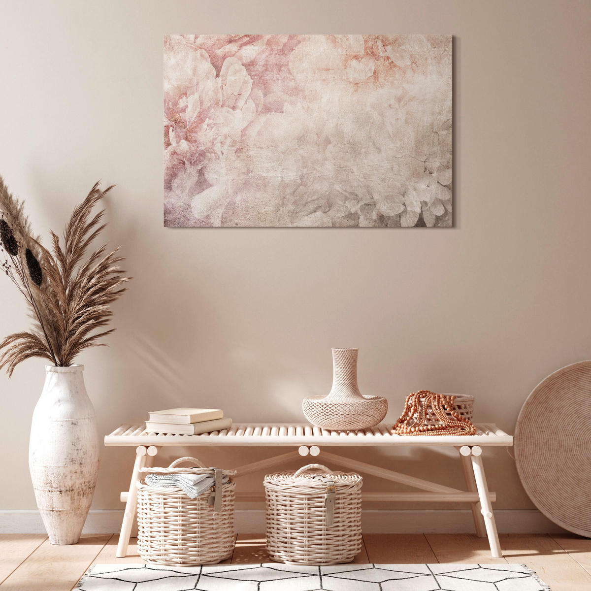 LEINWANDBILD Magnolie 90x60 cm - Multicolor, Holz (90/60cm) - LUMASOUL