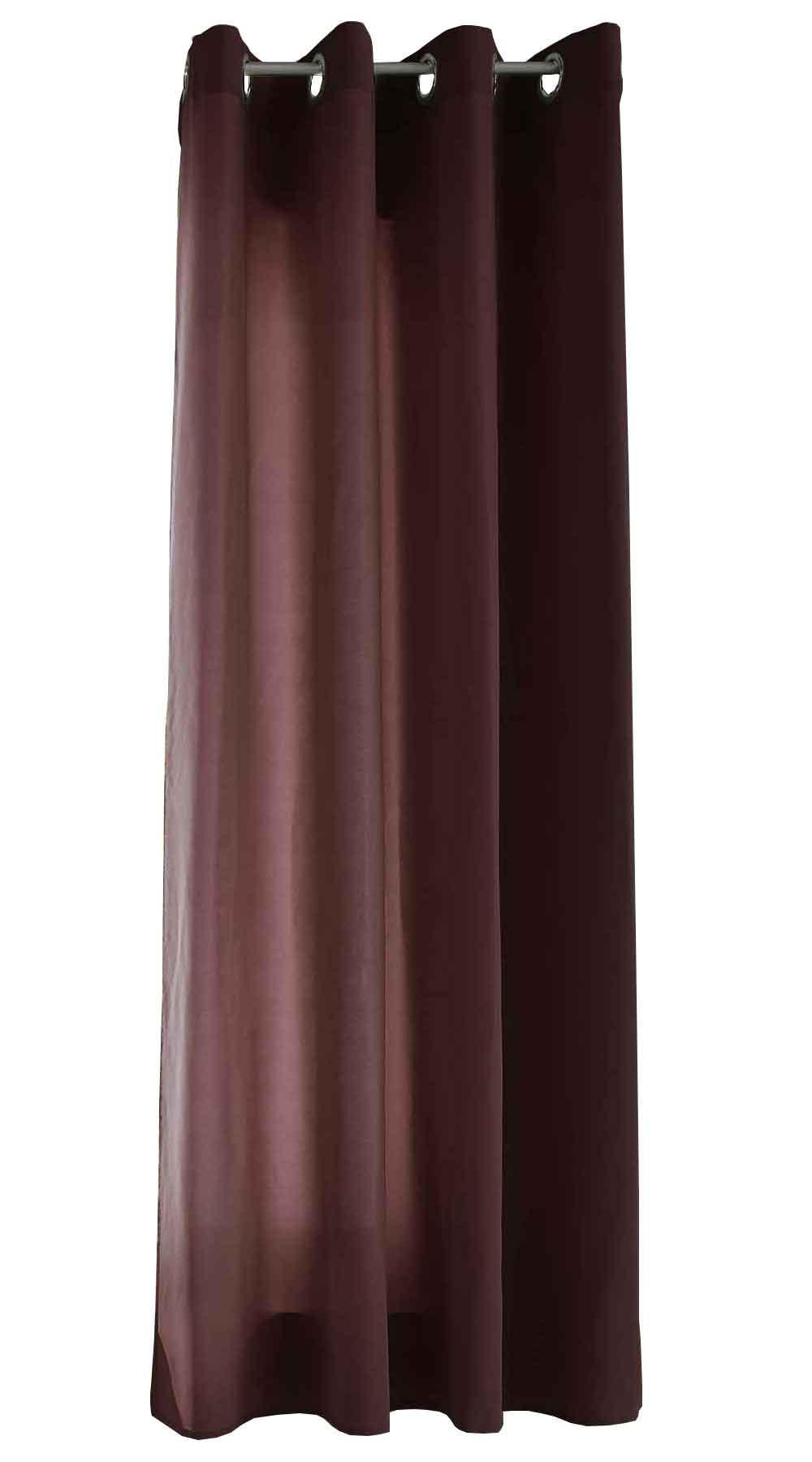 Gardinenbox Vorhang Braun 140x175 cm