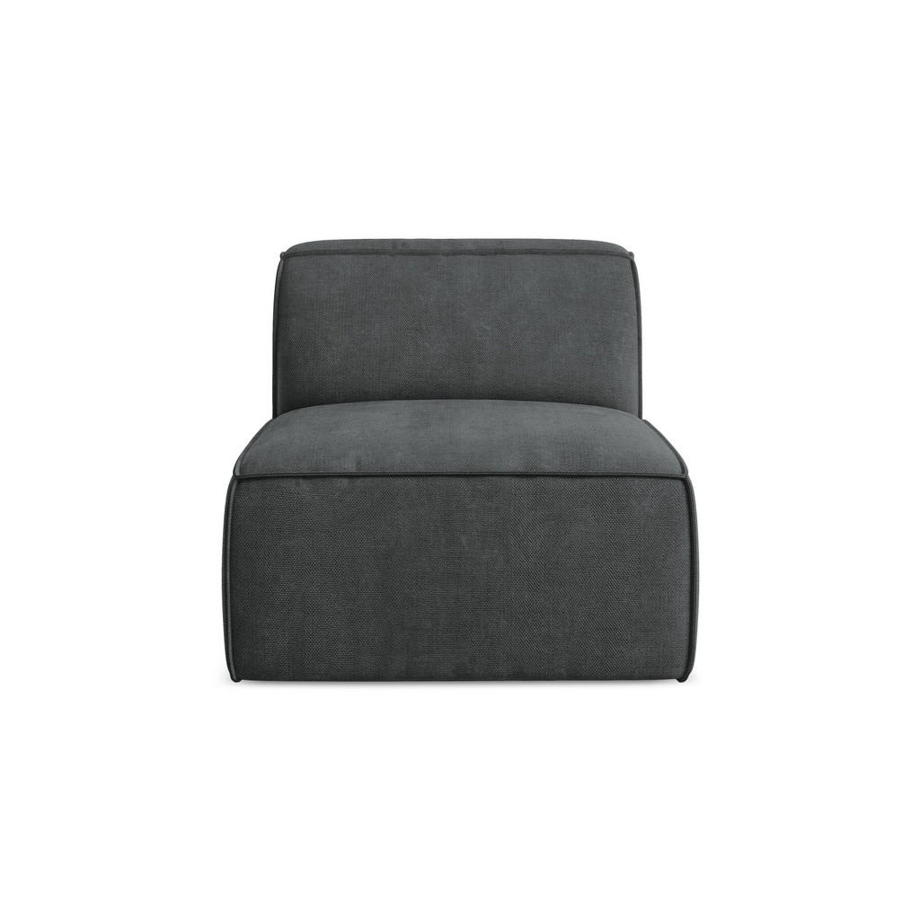 Thumbnail - Makamii Sofaelement, Dunkelgrau, Textil, 1-Sitzer, 80x70x102 cm, Hergestellt in Europa, Oeko-Tex®, Wohnzimmer, Sofas & C...