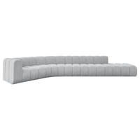 ECKSOFA modulares Sofa Tilmo-L2 - 490x194x70 cm Grau - Grau, Holzwerkstoff/Textil (490/194cm) - ALTDECOR