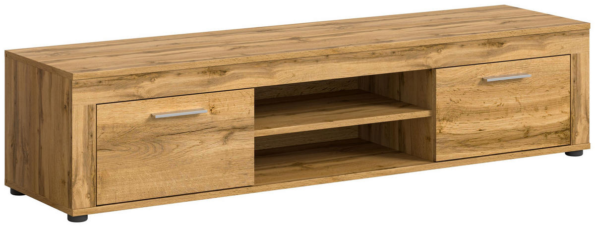 LOWBOARD JAM (B/H/T: ca. 160/37/40 cm) in Wotan Eiche Nachbildung/Wotan Eiche Nachbildung - Eiche Wotan, Holzwerkstoff (160/37/40cm)