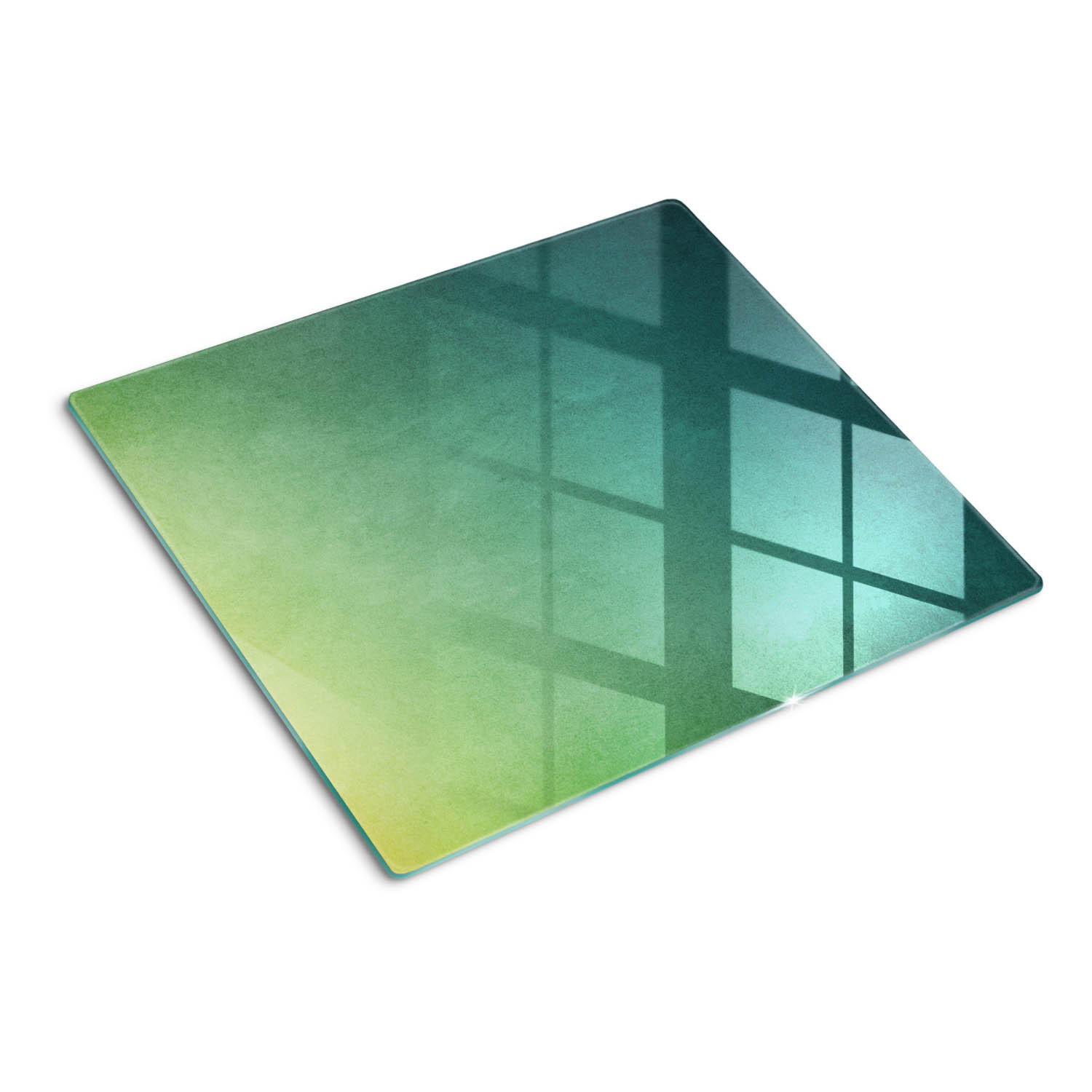 Tulup Glasplatte Mehrfarbig 60x0.4x52 cm