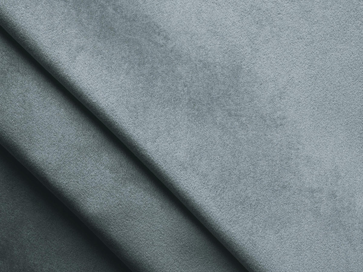SESSEL Samt Stoff Blau - Schwarz/Hellblau, Holzwerkstoff/Kunststoff (120/72/115cm) - Makamii