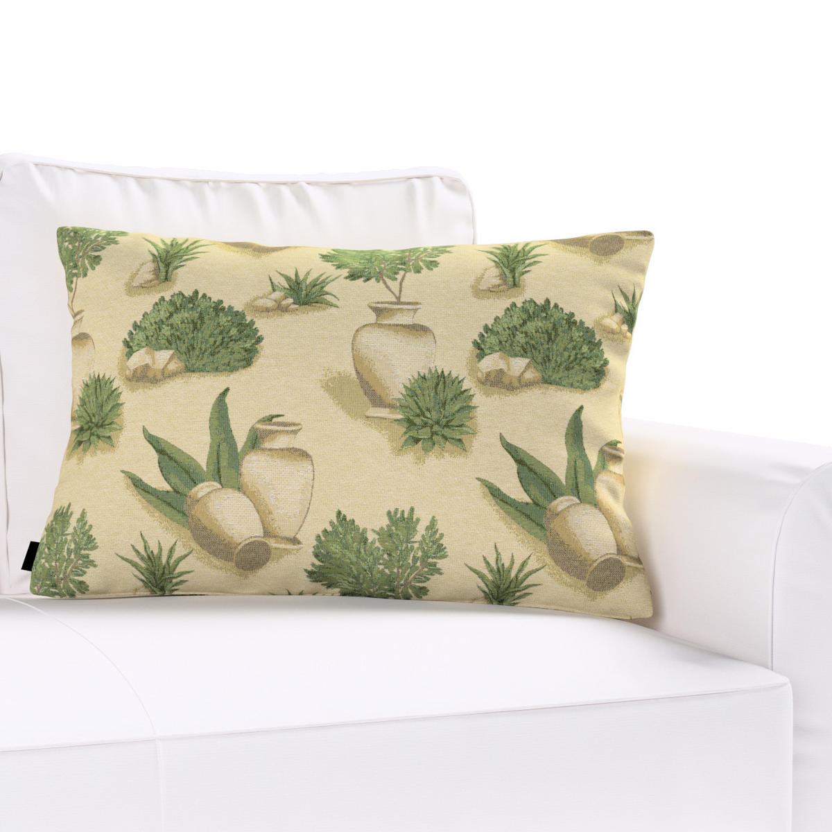 KISSENHÜLLE Mia 43x43 cm - Grün, Textil (47/1cm) - Dekoria