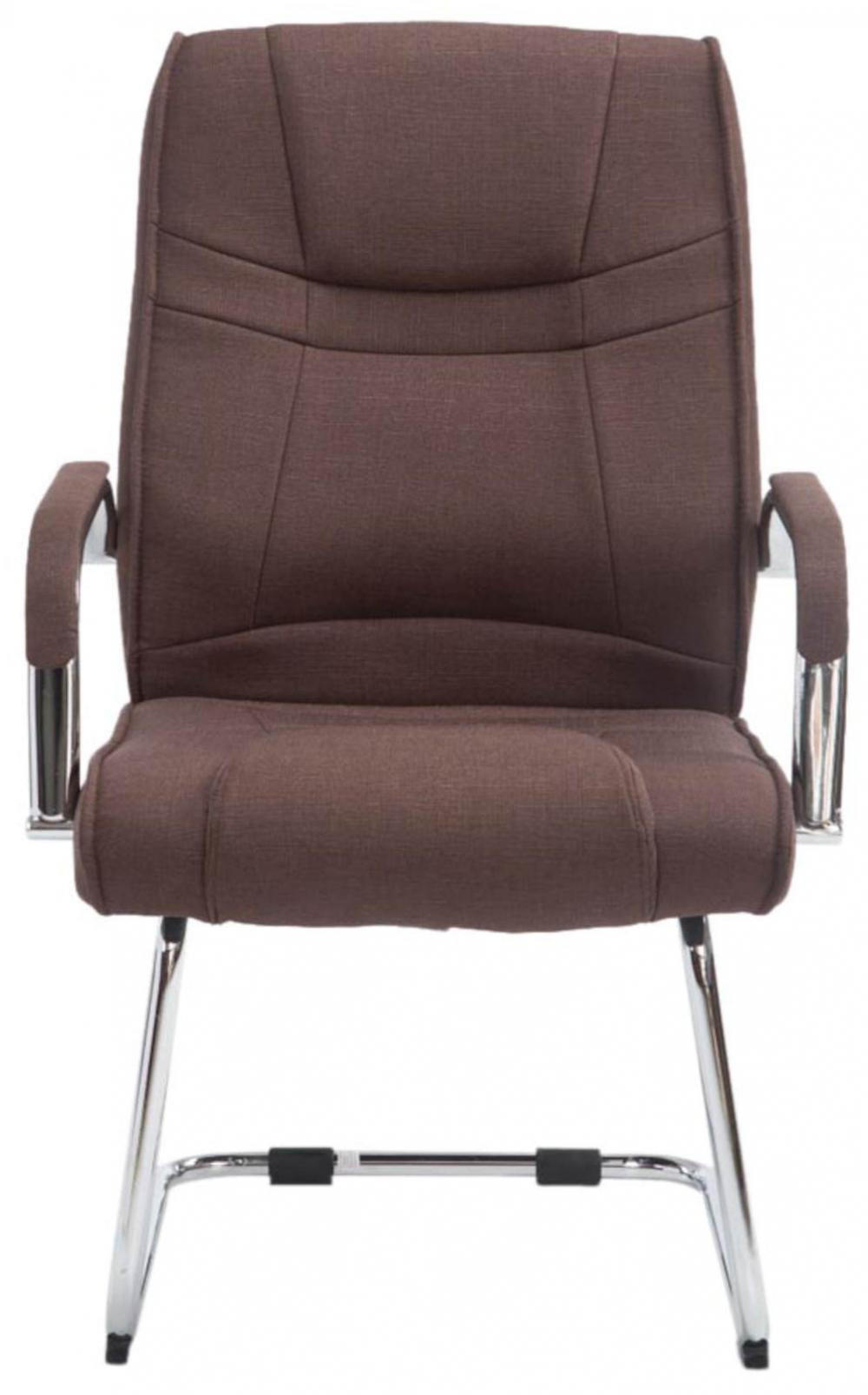 SCHWINGSTUHL 2er Set Stoff braun - Braun, Textil/Metall (60/104/67cm) - CLP