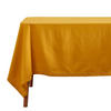 TISCHDECKE senfgelb 137/228 cm, 100% Baumwolle - Dunkelgelb, Textil (137/228cm) - Homescapes