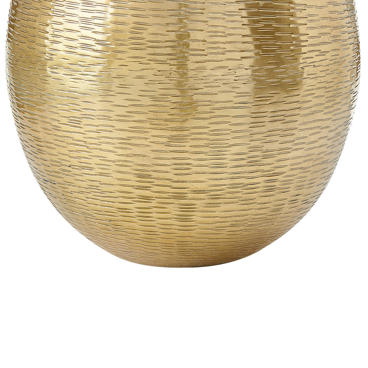 BLUMENVASE Aluminium gold Mohenjo - Goldfarben, Metall (35cm) - Beliani