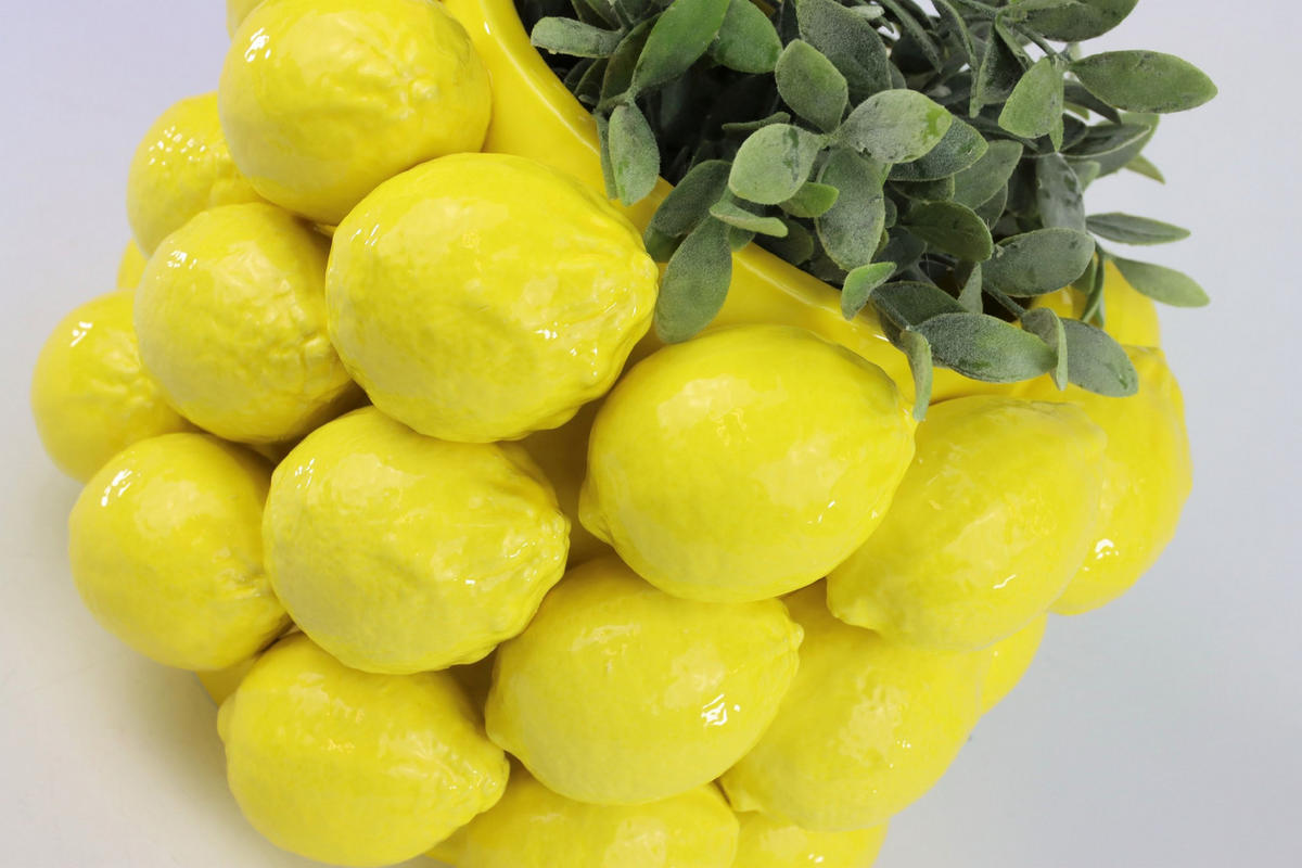 ÜBERTOPF Limone ø26 cm - Gelb, Keramik (26/20/26cm) - FURNARO