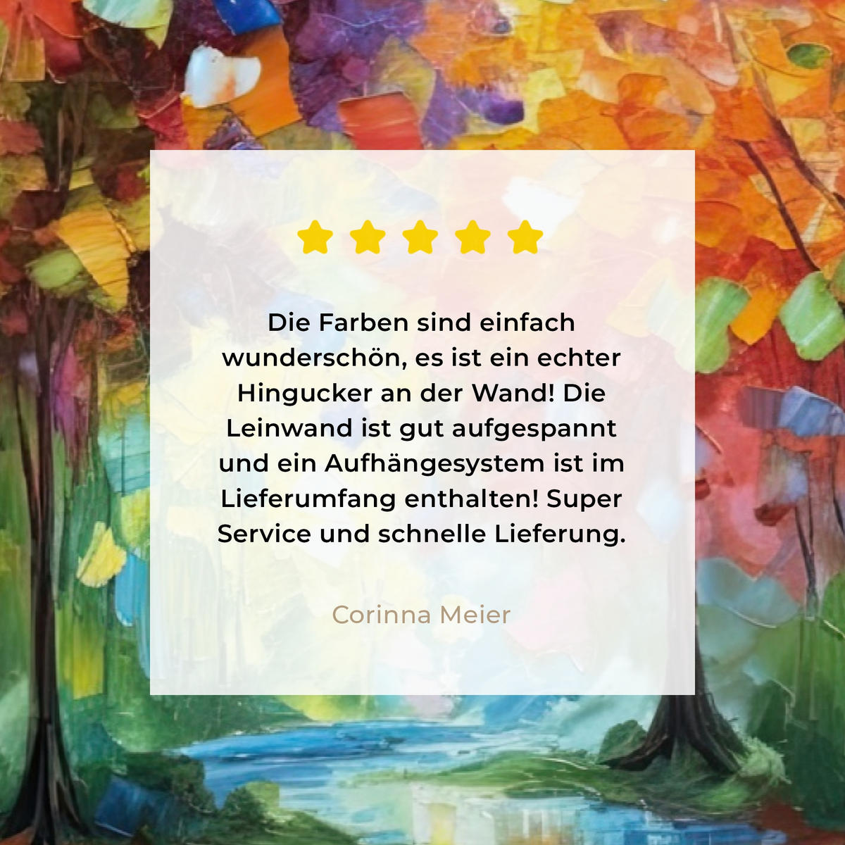 LEINWANDBILD Landschaft - Wald - Farben - Natur Wohnzimmer 120x80 cm - Multicolor, Textil (120/80cm) - MuchoWow