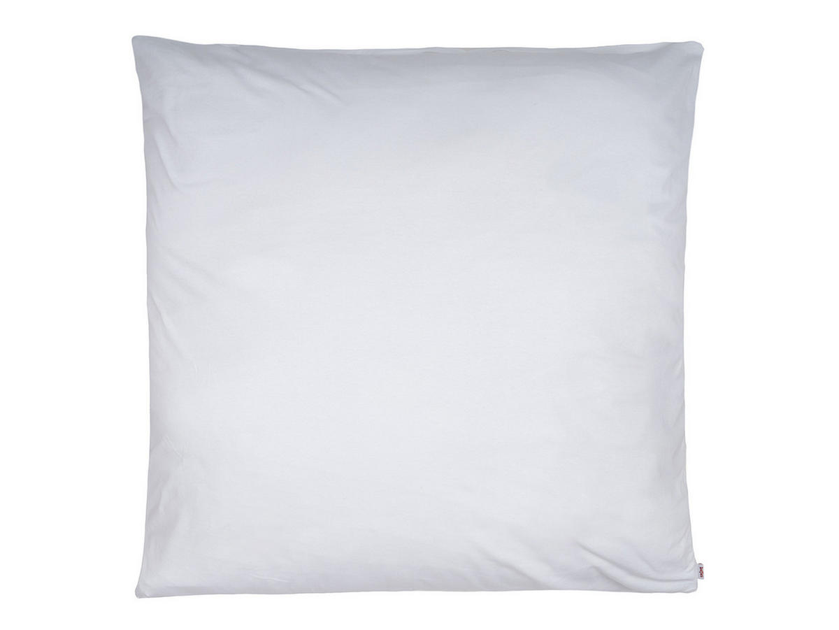 KISSENHÜLLE BasicSoft pur-weiß 100% Baumwoll-Jersey 80/80 cm - Weiß, Textil (80/80cm) - beties Heimtextil