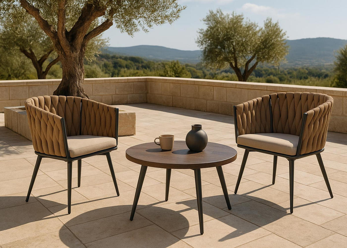 GARTENSTUHL Beige - Beige, Textil (61/82/57cm) - MCW