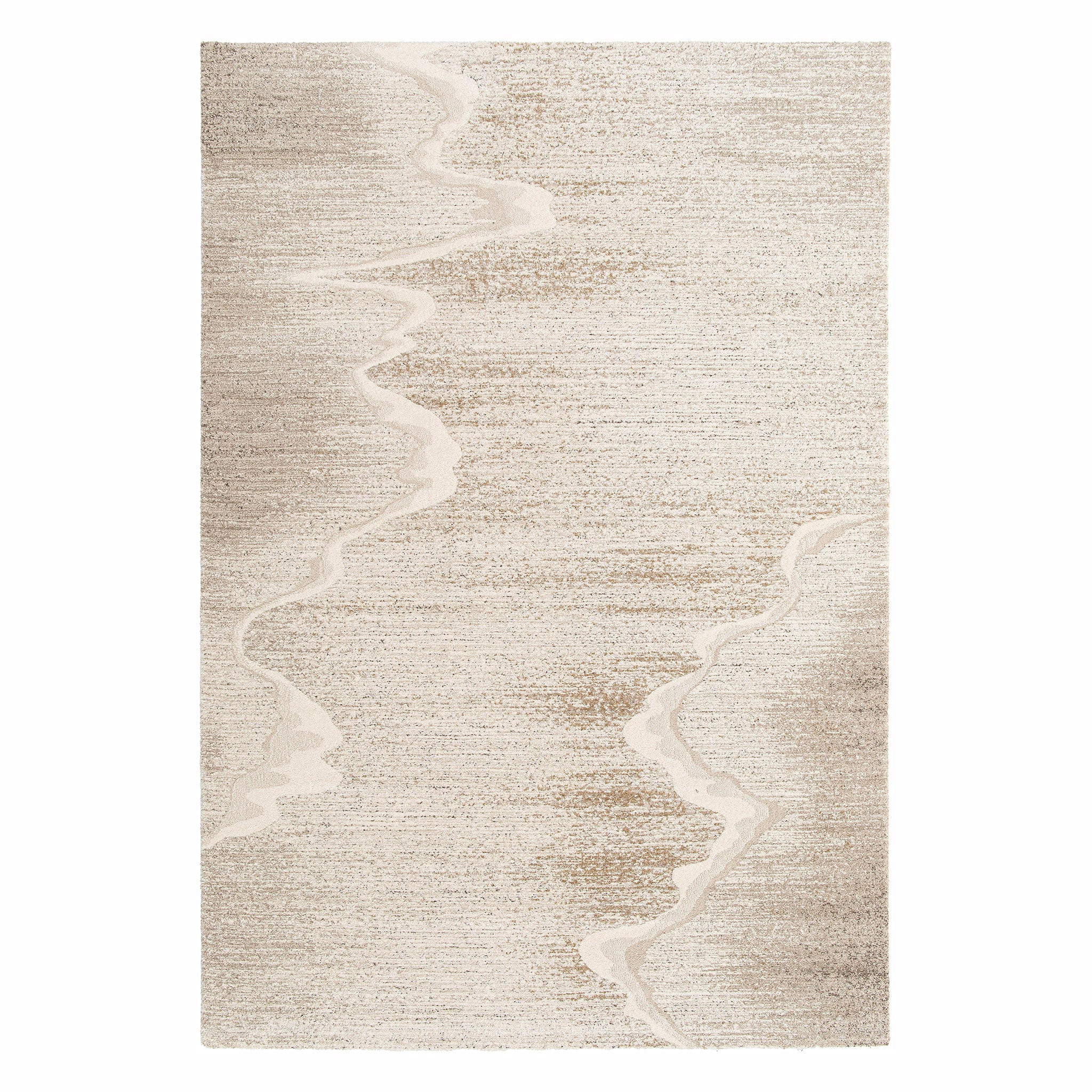 TEPPICH, Weicher Design beige - Beige, Textil (120/170cm) - AFK Living
