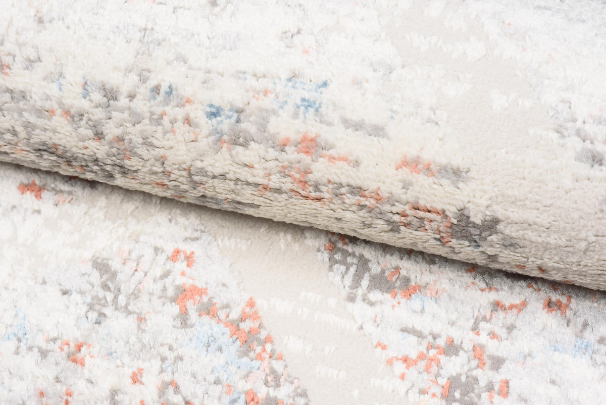 TEPPICH VALLEY Grau Orange 300/400 cm - Orange, Textil (300/400cm) - Tapiso