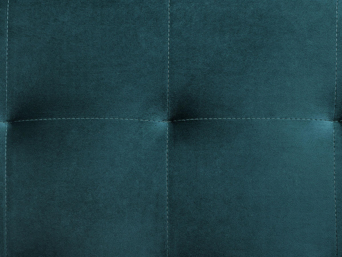 ECKSOFA Samtstoff Blaugrün rechtsseitig Aberdeen - Hellgrün, Textil (267/168cm) - Beliani