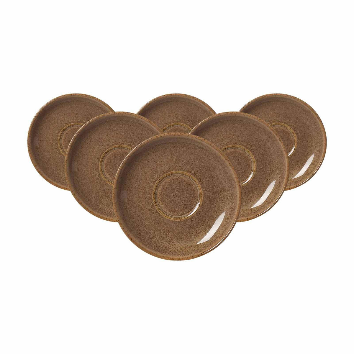 ESPRESSOUNTERTASSEN Sahara Hellbraun ø 11,5 cm 6er Set - Hellbraun, Keramik (11.5cm) - Ritzenhoff Breker