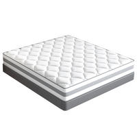 TASCHENFEDERKERNMATRATZE Höhe 25 cm 90×200cm - Weiß, Textil/Metall (90/200cm) - HOMAVO