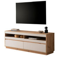 TV-LOWBOARD Kaschmir, Eiche Artisanm 162 cm, TV Unterteil mit Schubkästen - Kaschmir/Eiche Artisan, Holzwerkstoff/Metall (162/60/45cm) - Furn.Design