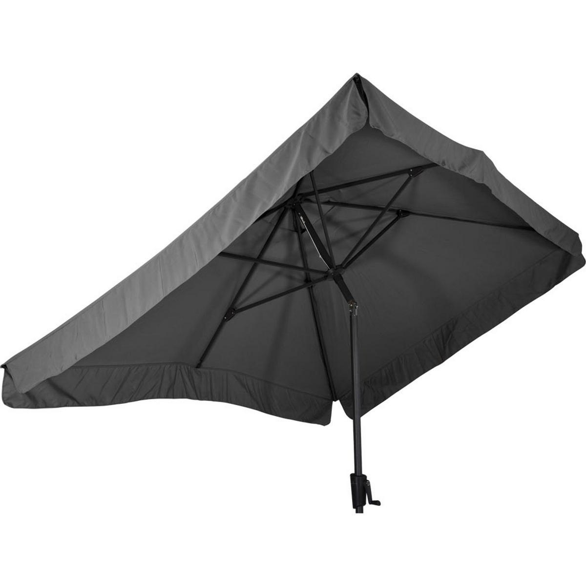 SONNENSCHIRM ZUM AUFKLAPPEN Libra - Grau - 200/300/ cm - Grau, Textil (300/200cm) - Lesli Living