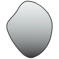 WANDSPIEGEL Schwarz 50/40 Cm - Schwarz, Glas (40/50/50cm) - vidaXL