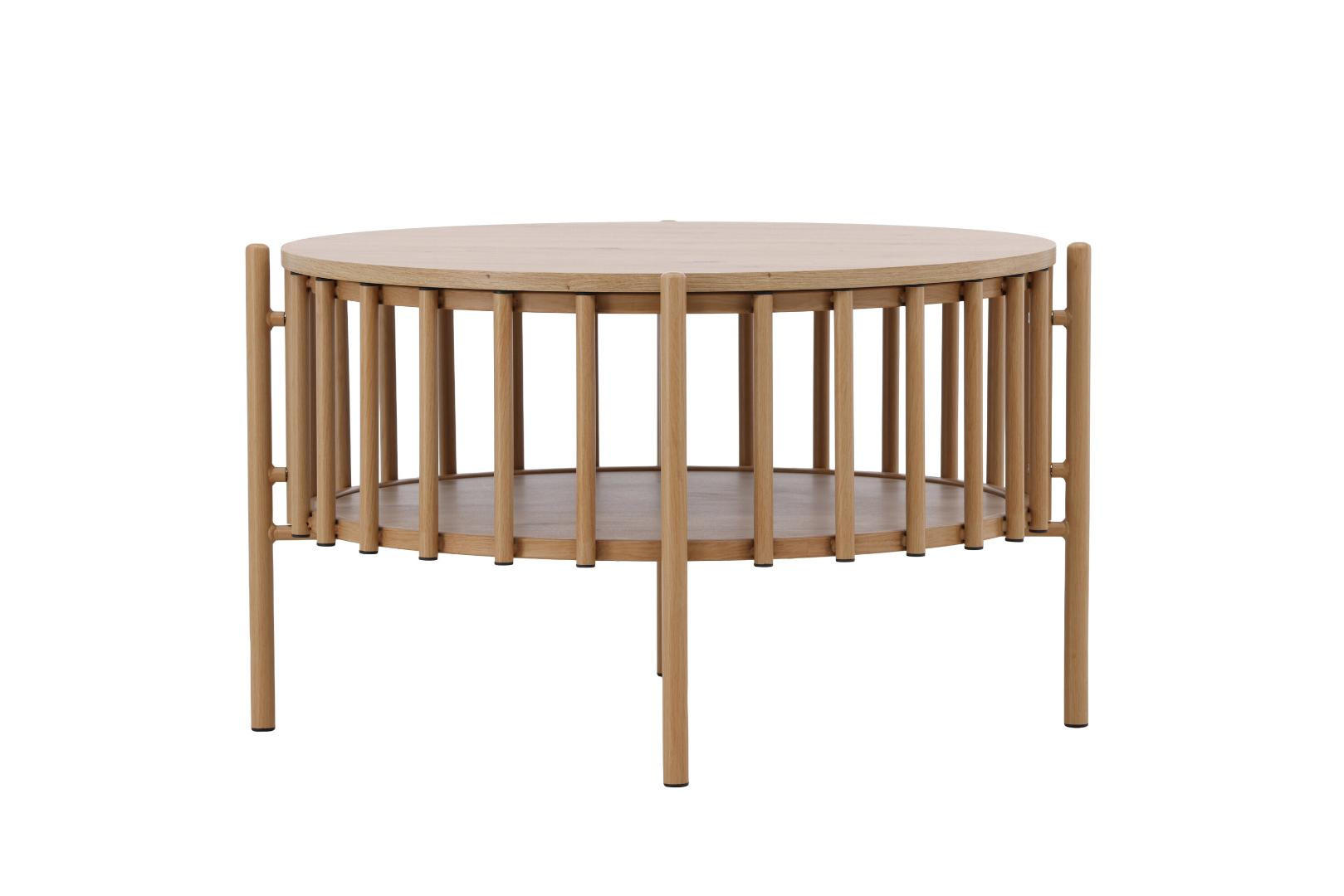 COUCHTISCH, Rubbo, Natur, MDF, 80 x 80 x 50 cm - Naturfarben, Holzwerkstoff (80/80/50cm) - ebuy24