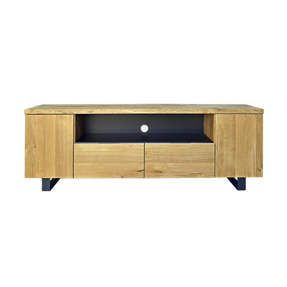 FERNSEHSCHRANK im Loft-Stil fürs Wohnzimmer DELIO - Eichefarben, Holz (170/60/45cm) - Rawood Furniture