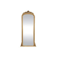 GROSSER Spiegel aus Paulowniaholz mit Zierleisten – H. 180 cm – Gold – MERRY - Goldfarben, Holz (80/180/5cm) - Vente-Unique