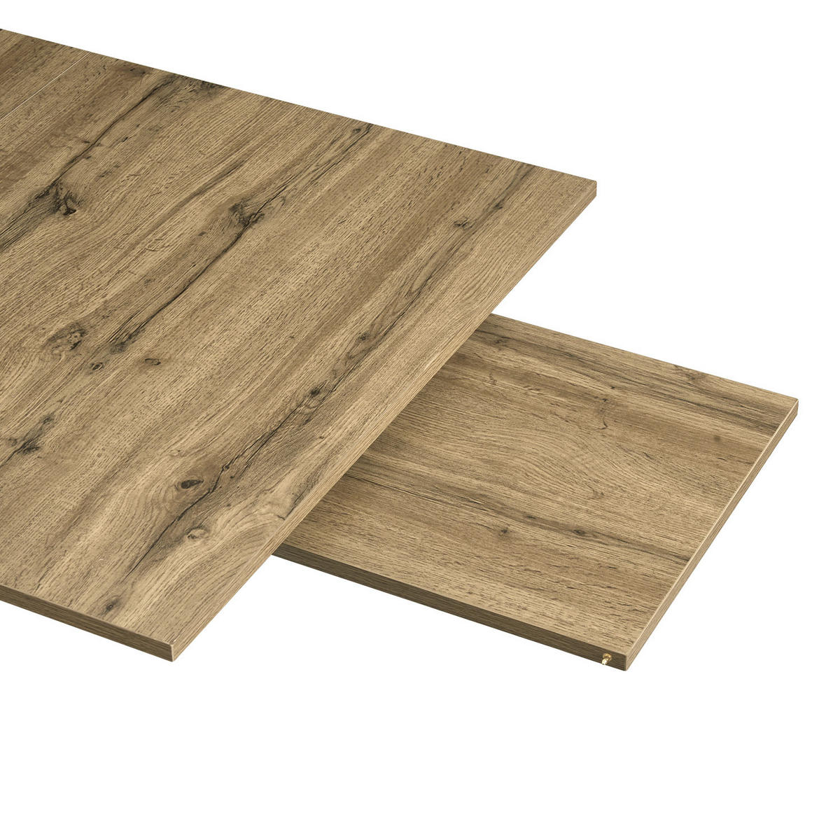 ESSTISCH OSKAR 120-160/80/76 cm Eiche - Eichefarben, Holz (80/120/76cm) - B&D Home
