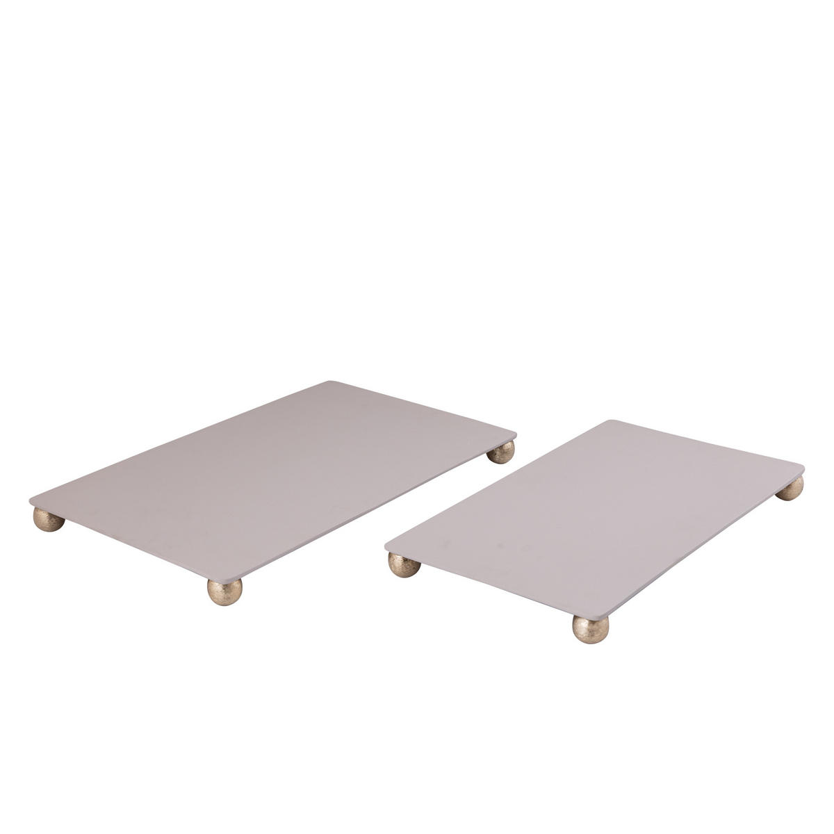 SCHALE Uchizi Beige 49/29.5/4cm - Beige, Metall (4cm) - PTMD Collection