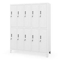 ARBEITSSCHUTZ-KLEIDERSCHRANK BARTEK PRO 172x136x45 cm - Weiß, Metall (136/172/45cm) - Jan Nowak