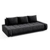 SCHLAFSOFA Jonas 3 Sitzplätze Grau - Dunkelgrau, Holzwerkstoff (240/85/110cm) - Petits-meubles