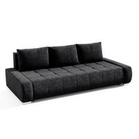 SCHLAFSOFA Jonas 3 Sitzplätze Grau - Dunkelgrau, Holzwerkstoff (240/85/110cm) - Petits-meubles