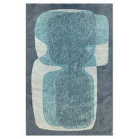 TEPPICH Poum Poum Clear Sky 170/240 cm - Blau, Textil (170/240cm) - Lola&Moi