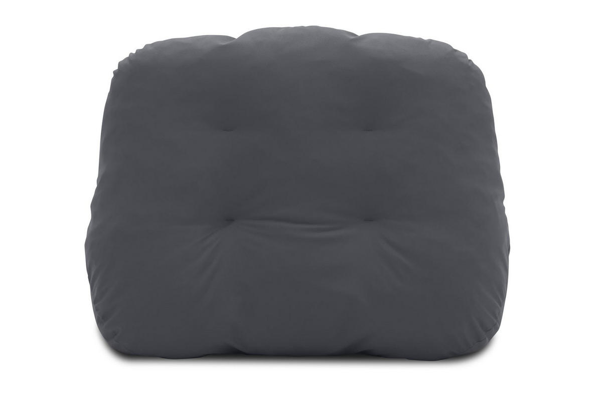 GARTENLOUNGE-SESSEL Branizlawa 103x71x102 mit Outdoorbezug dunkelgrau - Dunkelgrau, Kunststoff (103/71/102cm) - 58aufmkessel