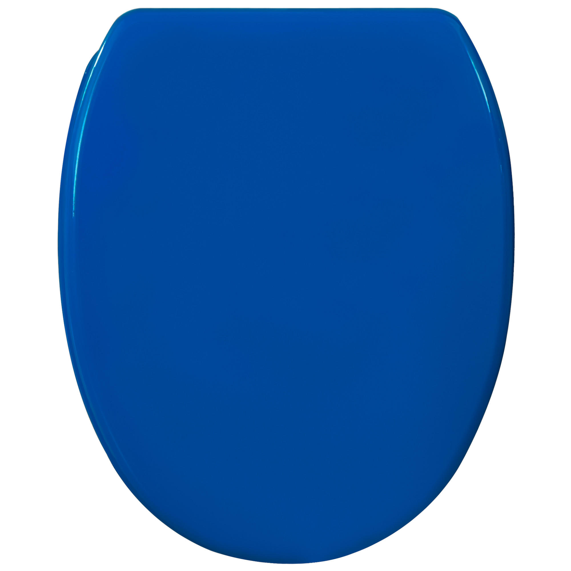 WC-SITZ mit Absenkautomatik & Top Fix Blau - Blau, Holzwerkstoff (37.7/5.5/48cm) - Sanilo
