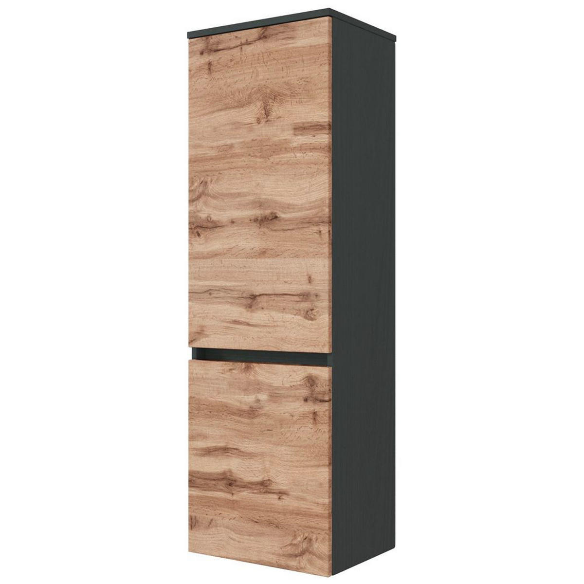BADMÖBEL-SET 4-TLG. Lourosa-03 - Braun/Grau, Holzwerkstoff (180/200/47cm) - Lomado