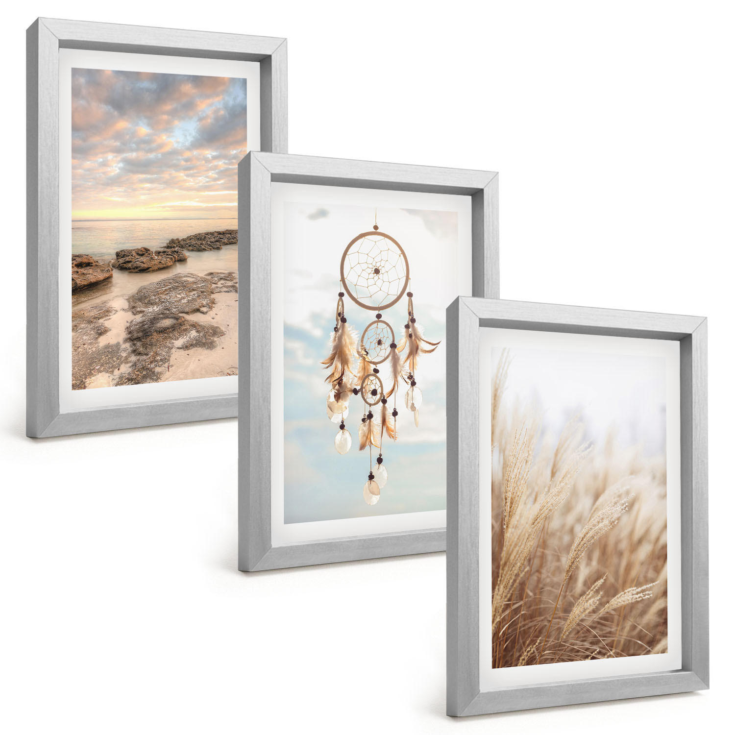 Tulup Bilder Silber 20x30 cm