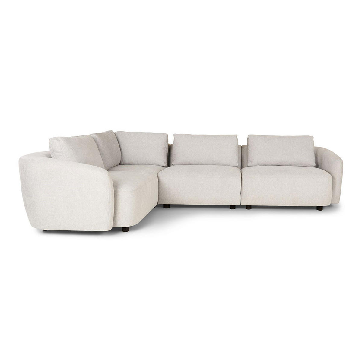 ECKSOFA Bergen Stoff Beige - Beige, Textil (205/297cm) - ebuy24