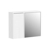 SPIEGELSCHRANK Weiß - Weiß, Glas/Holzwerkstoff (60/46/15cm) - SoBuy