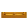 SOFA Ruby aus Cord gelb 4 Sitzplätze - Gelb, Textil (93/69/302cm) - Micadoni