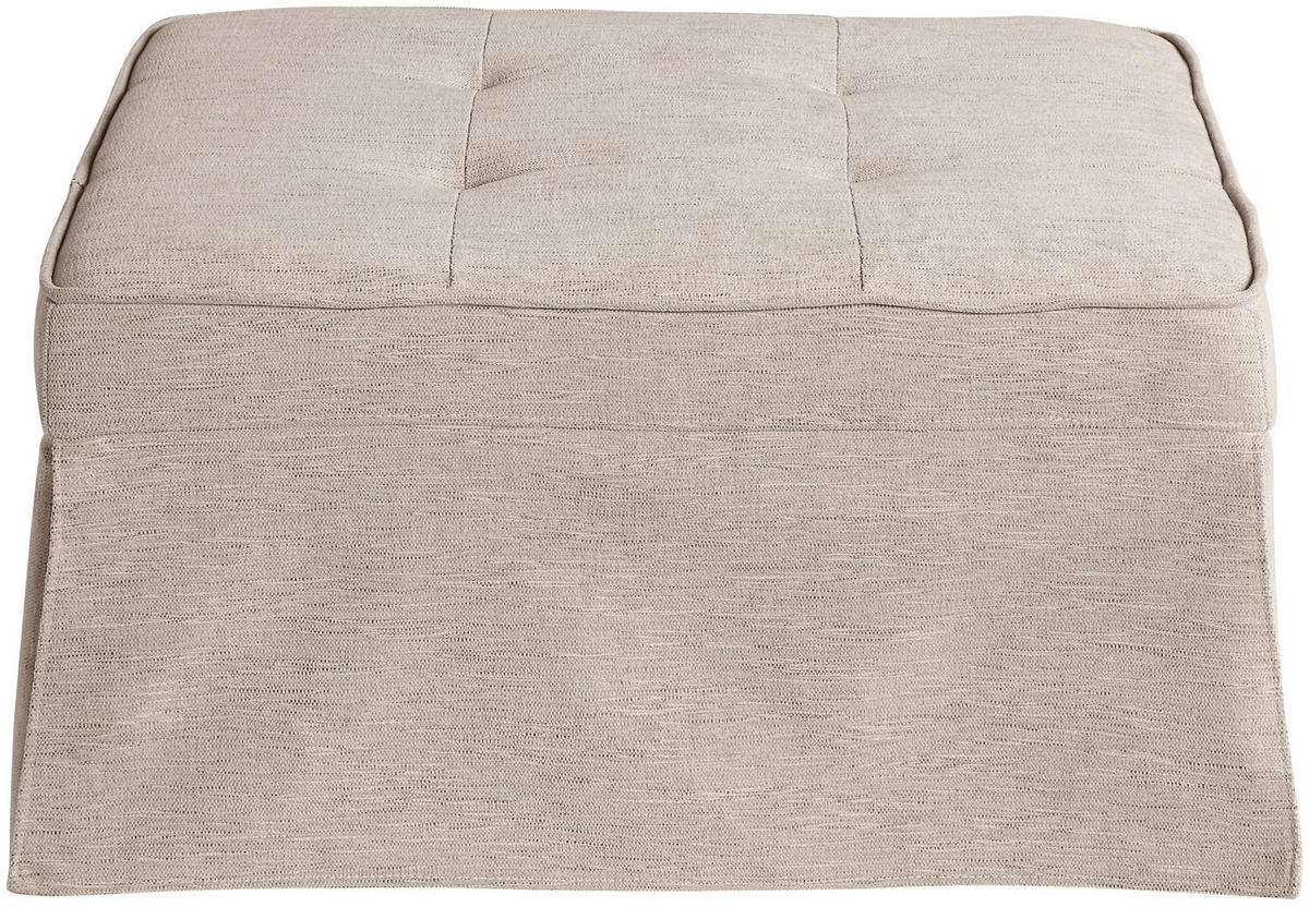 MULTIFUNKTIONSHOCKER Finn Creme 80/72/43 cm - Creme, Textil (80/43/72cm) - ATLANTIC home collection