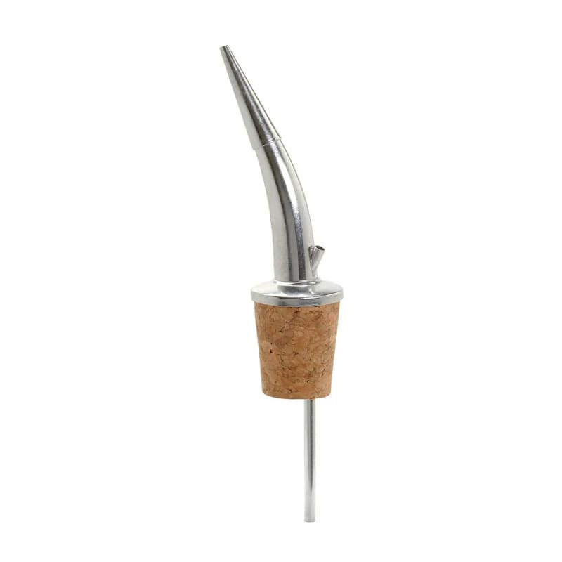 AUSGIESSER HORN Metall, für 0,7-1,0L Flaschen, 31,5mm - Alufarben, Metall (4/10/4cm) - ich-zapfe