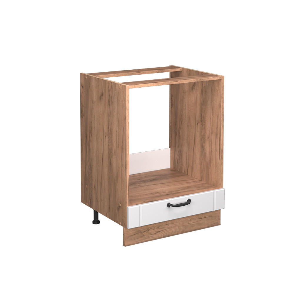 SPISKONVERTERINGSSKÅP Fame-Line Vitt hus på landet 60 cm , AP Oak Vit, Honungsek 82/60/60 cm