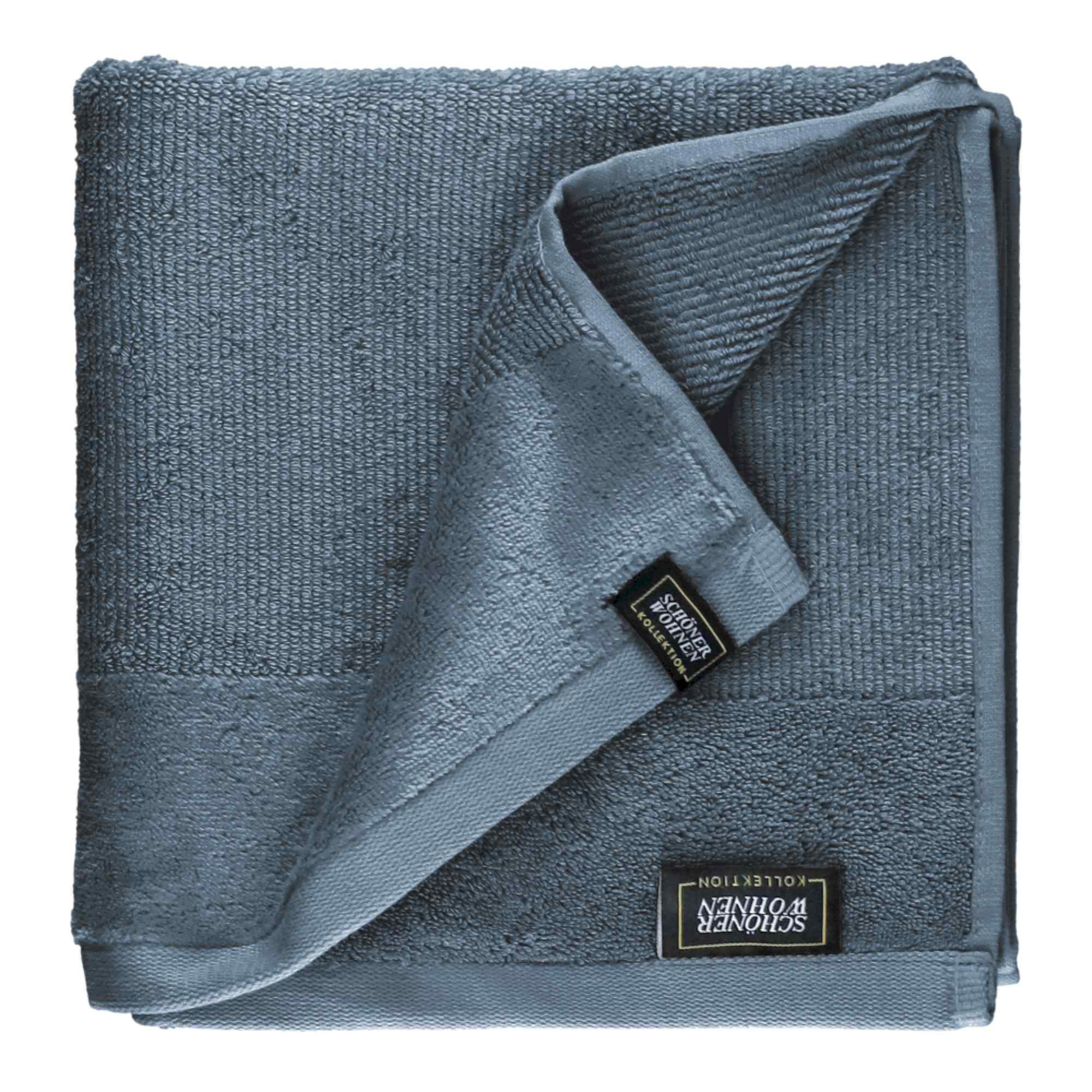 HANDTUCH SENSE-4 - Blau, Textil (50/100cm) - Schöner Wohnen