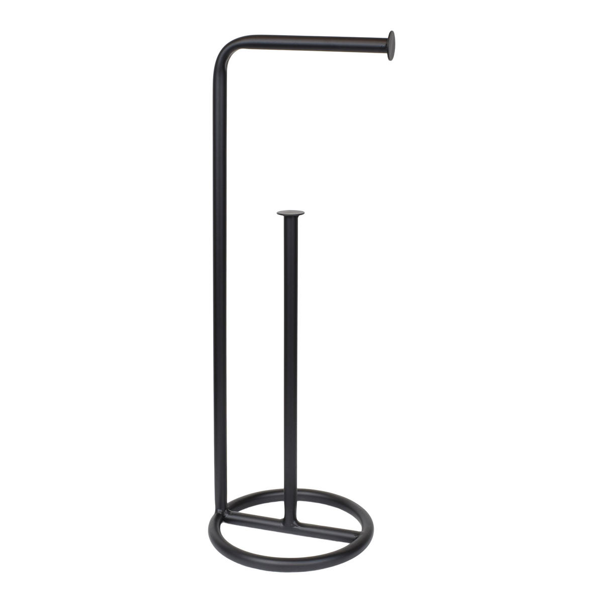 TOILETTENPAPIERHALTER Grant Schwarz - Schwarz, Metall (14/58/14cm) - LOFT42