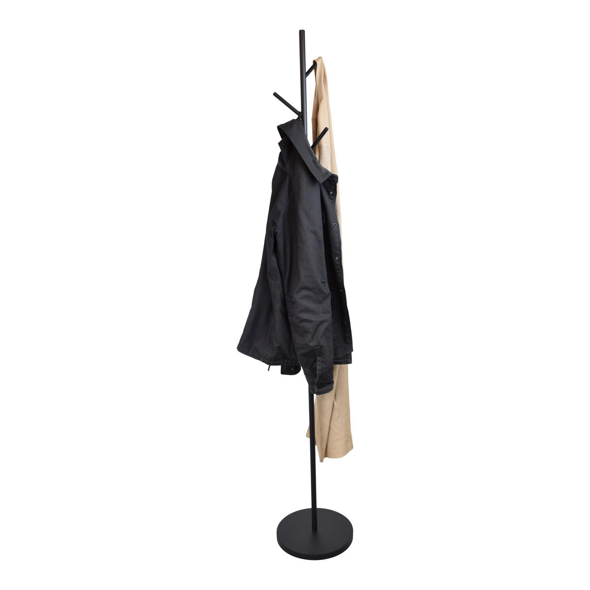 KLEIDERABLAGE Tree Gold - Goldfarben, Metall (27/170/27cm) - LOFT42