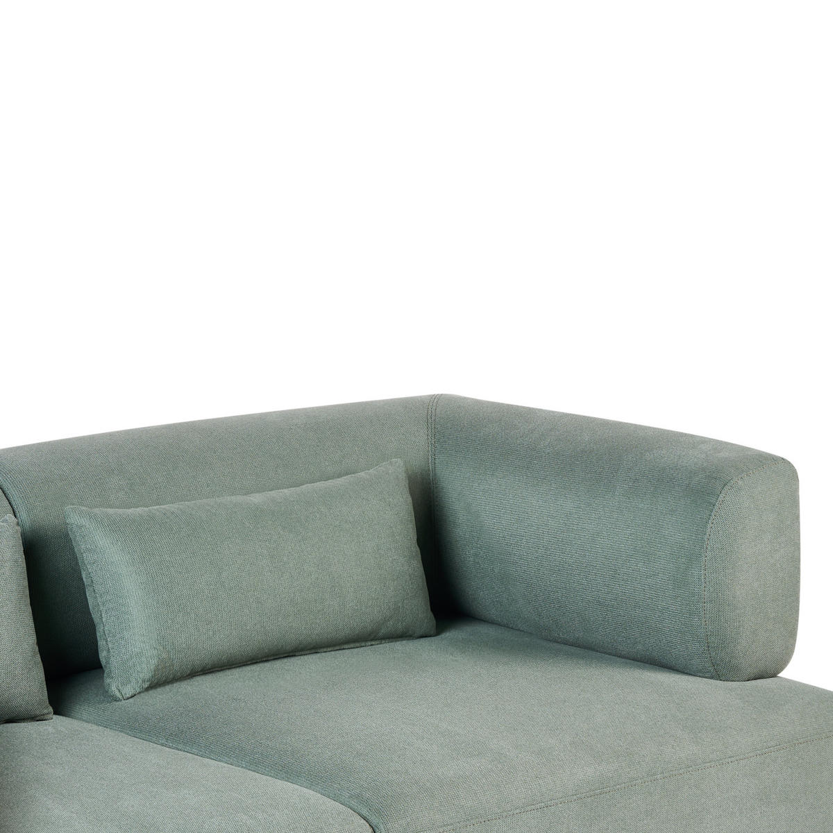 2-SITZER-SOFA Hellgrün Movik - Dunkelbraun, Textil (183/74/90cm) - Beliani