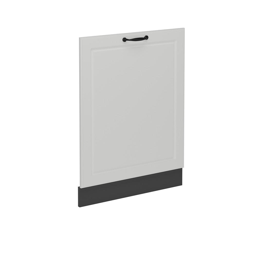 DISKMASKINENS FRONTPANEL R-Line Vitt hus på landet 60 cm utan bänkskiva Vit, Antracit 81.8/60/1.6 cm