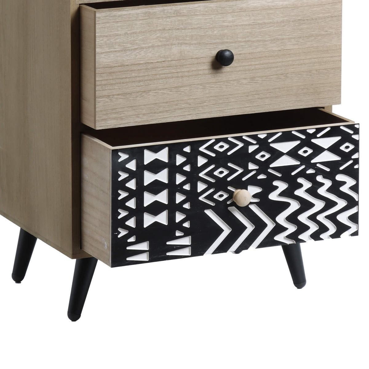 KOMMODE Braun 30/40/78 cm - Braun, Holzwerkstoff (30/78/40cm) - Mobili Rebecca