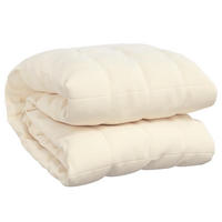 GEWICHTSDECKE Hellcreme 155/220 Cm 11 Kg Stoff - Creme, Textil (150/220cm) - vidaXL