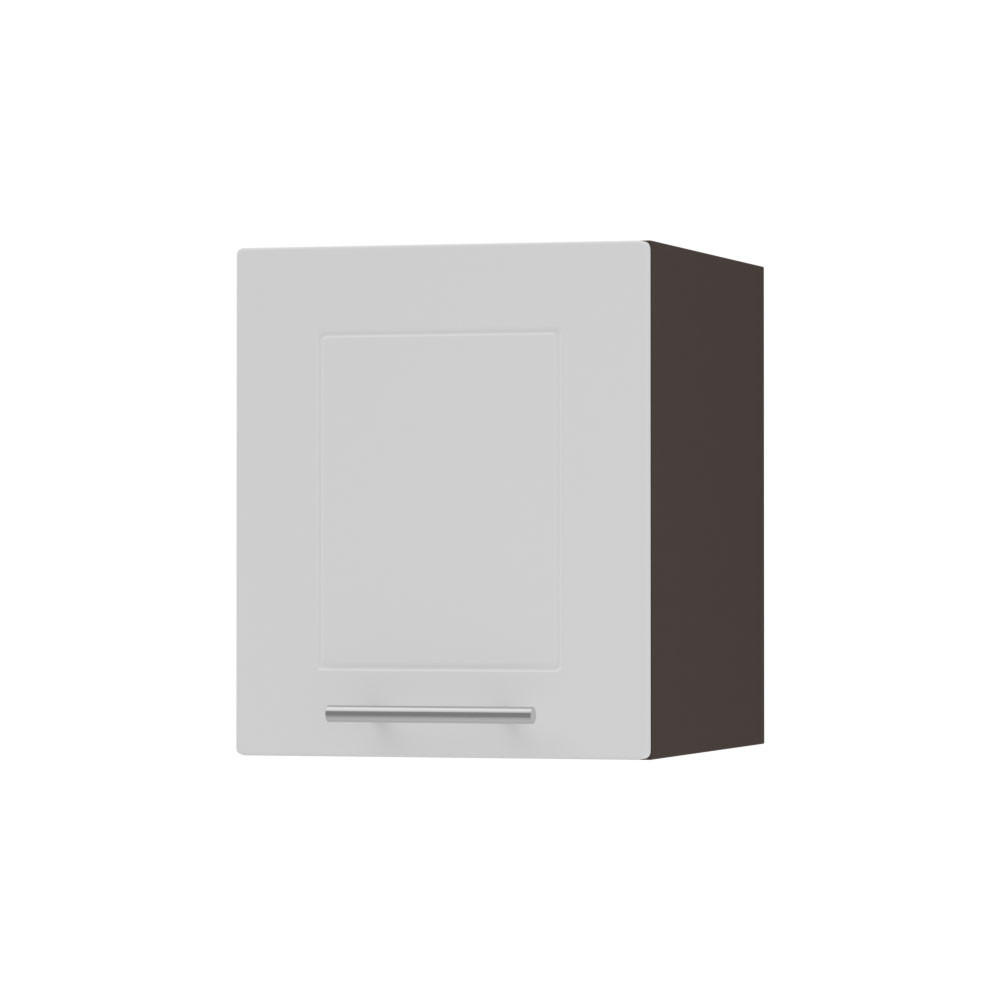 Feldmann-Wohnen Klapphängeschrank Weiß, Dunkelgrau 30x36x32.5 cm